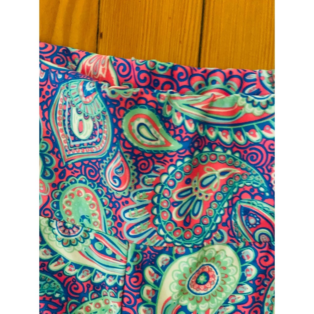 Simply Southern Paisley Wide Leg Palazzo Pants Pink Blue Boho Festival L/XL - Picture 4 of 8